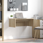 Wandbureau Artisan Eiken Bewerkt Hout - Nordexa Home