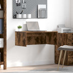 Wandbureau Artisan Eiken Bewerkt Hout - Nordexa Home