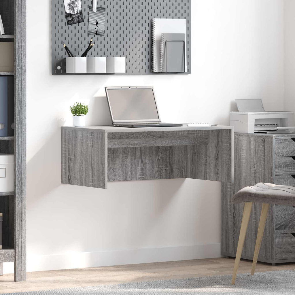 Wandbureau Artisan Eiken Bewerkt Hout - Nordexa Home