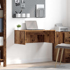 Wandbureau Artisan Eiken Bewerkt Hout - Nordexa Home
