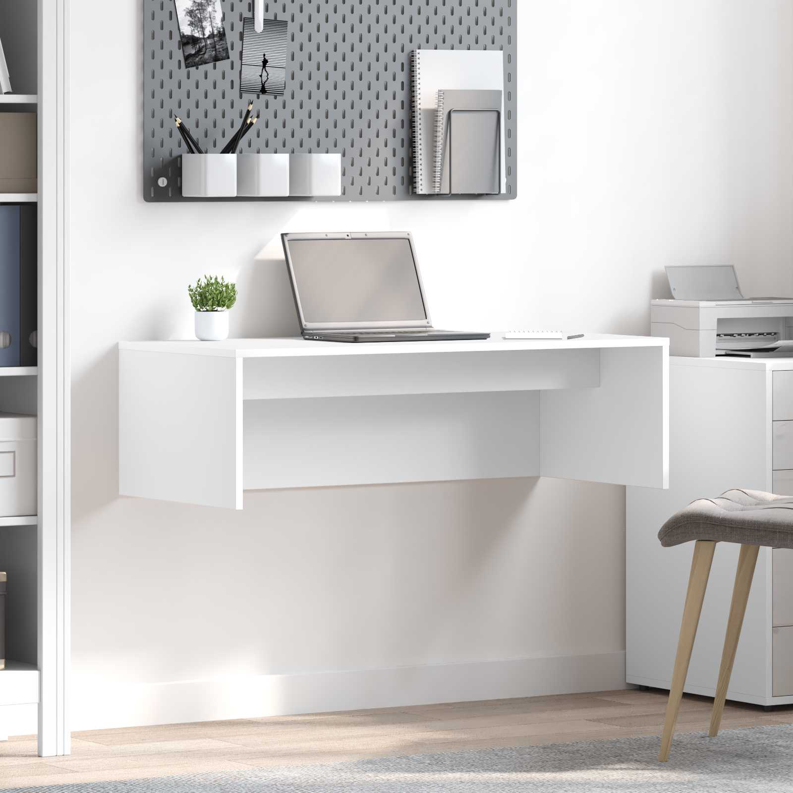 Wandbureau Artisan Eiken Bewerkt Hout - Nordexa Home