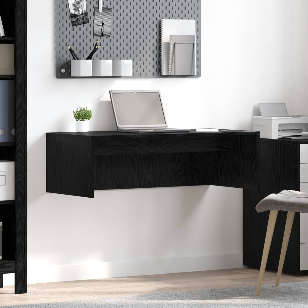 Wandbureau Artisan Eiken Bewerkt Hout - Nordexa Home