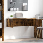 Wandbureau Artisan Eiken Bewerkt Hout - Nordexa Home