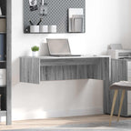 Wandbureau Artisan Eiken Bewerkt Hout - Nordexa Home