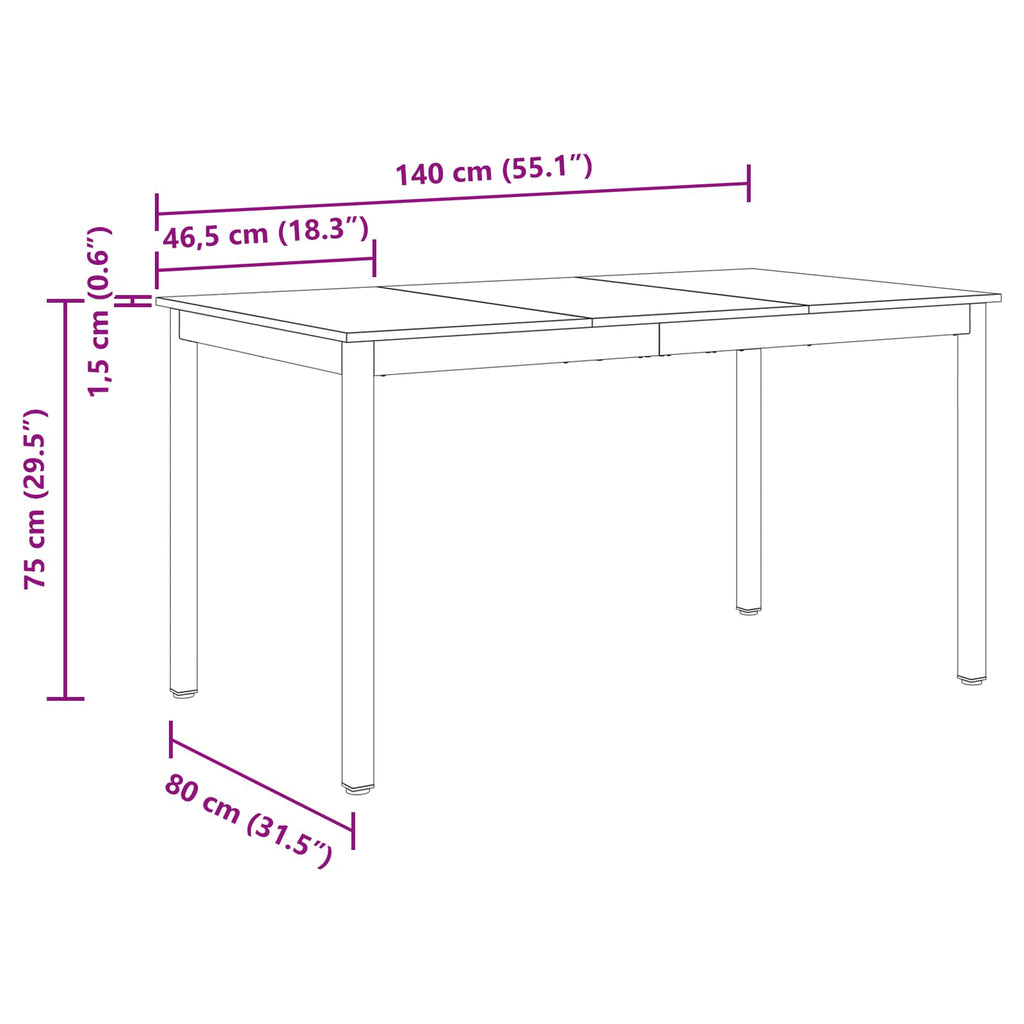 Eettafels Metaal | Nordexahome - Nordexa Home