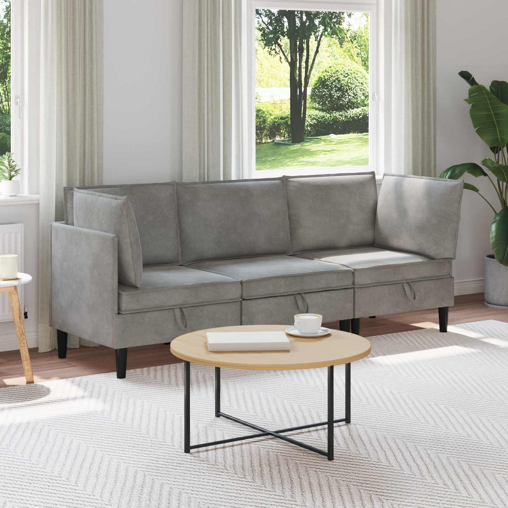 Woonkamer Meubelset Met Kussen 6 Pcs Fluweel - Nordexa Home