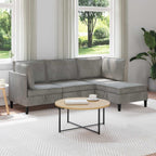 Woonkamer Meubelset Met Kussen 6 Pcs Fluweel - Nordexa Home