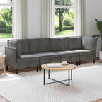 Woonkamer Meubelset Met Kussen 6 Pcs Fluweel - Nordexa Home