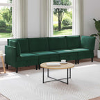 Woonkamer Meubelset Met Kussen 6 Pcs Fluweel - Nordexa Home