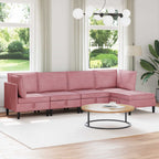 Woonkamer Meubelset Met Kussen 6 Pcs Fluweel - Nordexa Home