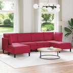 Woonkamer Meubelset Met Kussen 6 Pcs Fluweel - Nordexa Home
