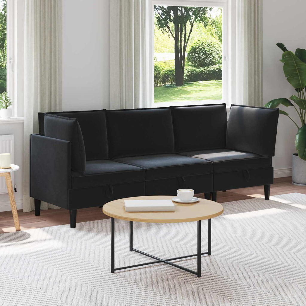 Woonkamer Meubelset Met Kussen 6 Pcs Fluweel - Nordexa Home