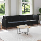 Woonkamer Meubelset Met Kussen 6 Pcs Fluweel - Nordexa Home