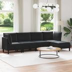 Woonkamer Meubelset Met Kussen 6 Pcs Fluweel - Nordexa Home
