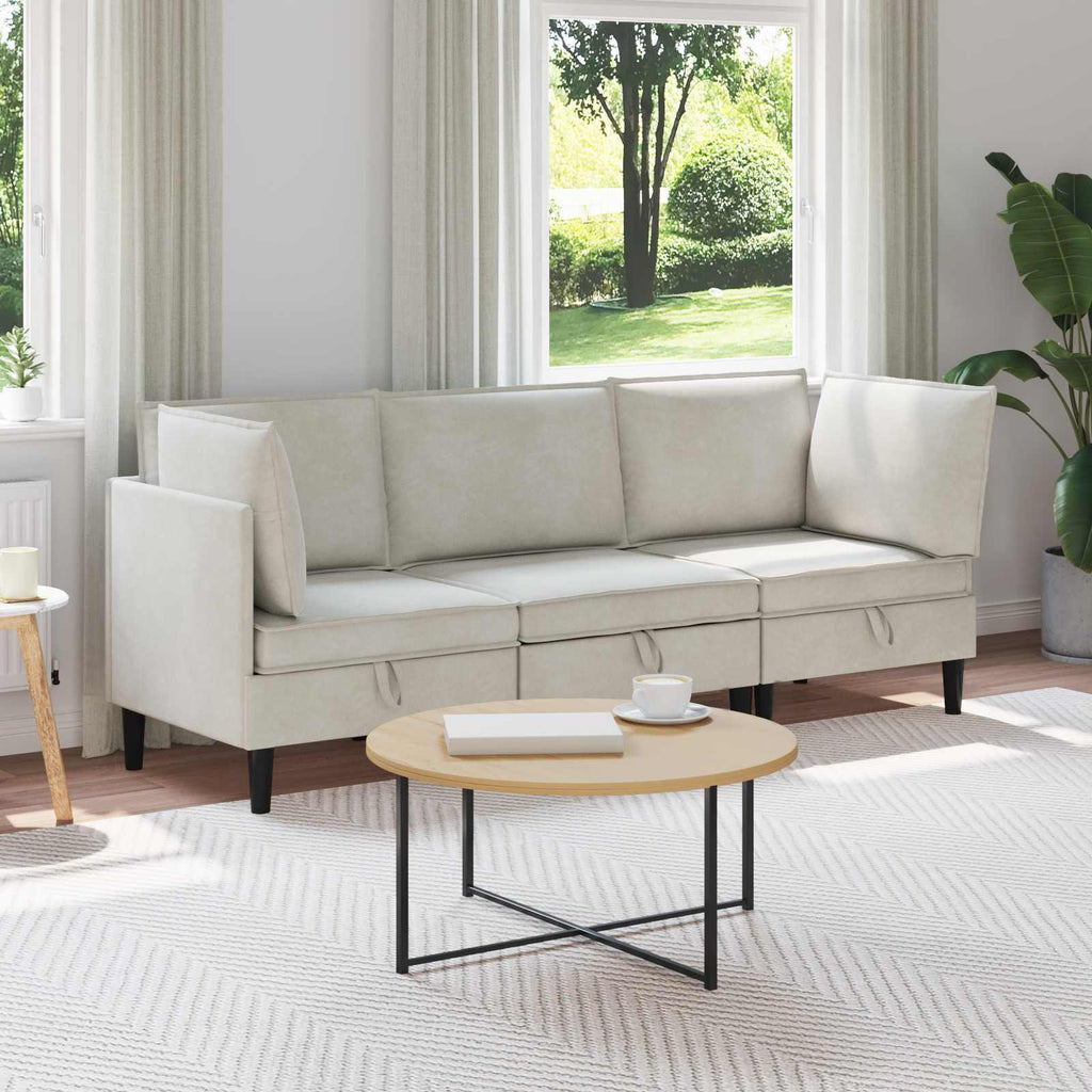 Woonkamer Meubelset Met Kussen 6 Pcs Fluweel - Nordexa Home