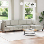 Woonkamer Meubelset Met Kussen 6 Pcs Fluweel - Nordexa Home