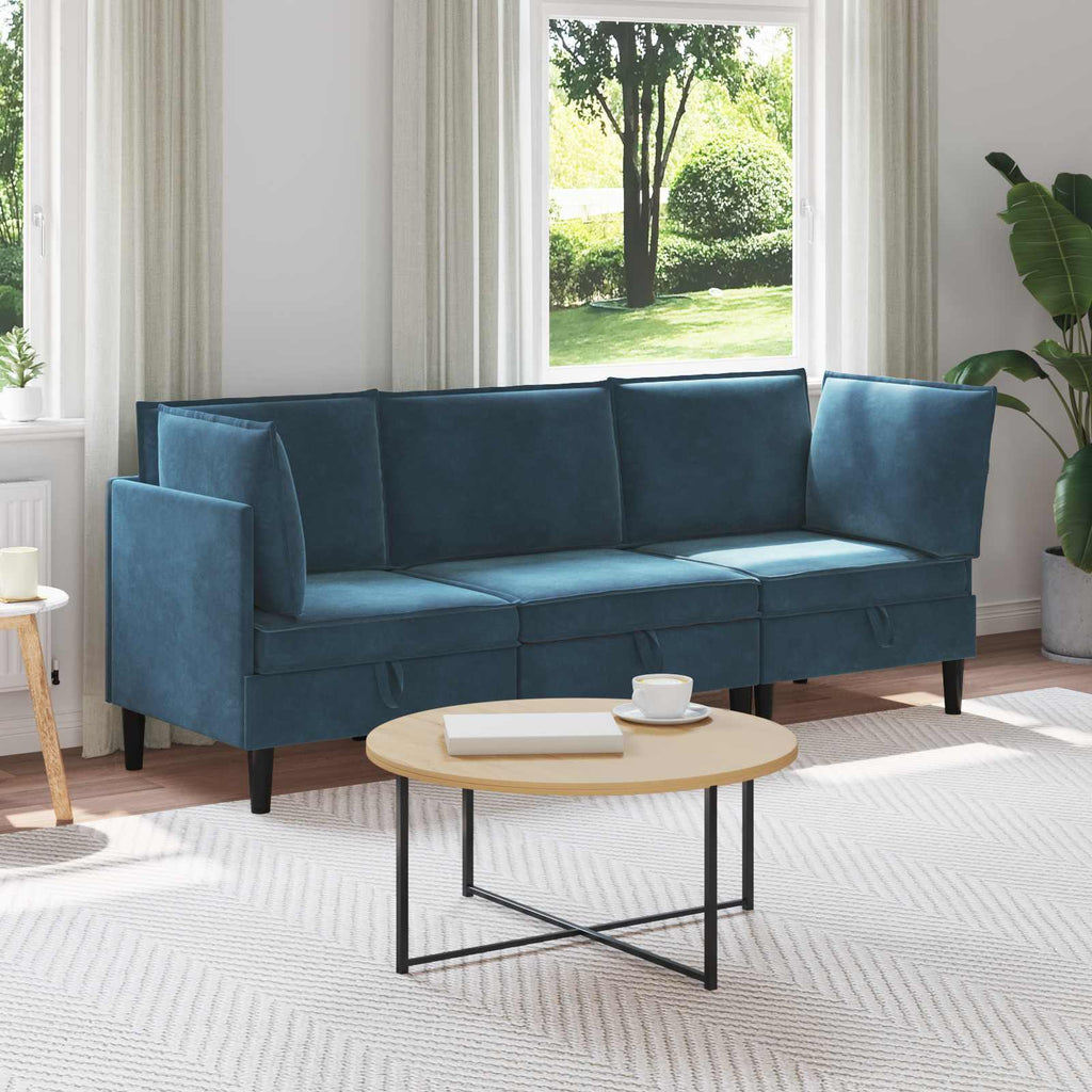 Woonkamer Meubelset Met Kussen 6 Pcs Fluweel - Nordexa Home