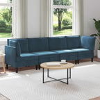 Woonkamer Meubelset Met Kussen 6 Pcs Fluweel - Nordexa Home