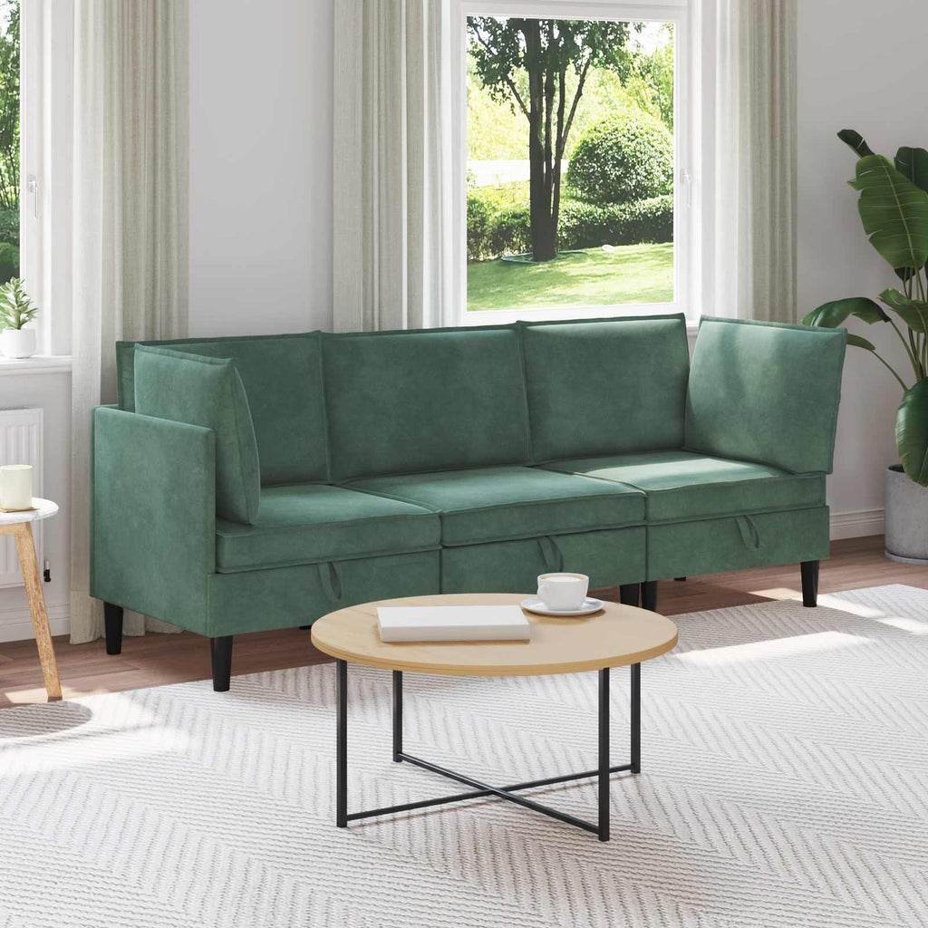 Woonkamer Meubelset Met Kussen 6 Pcs Fluweel - Nordexa Home
