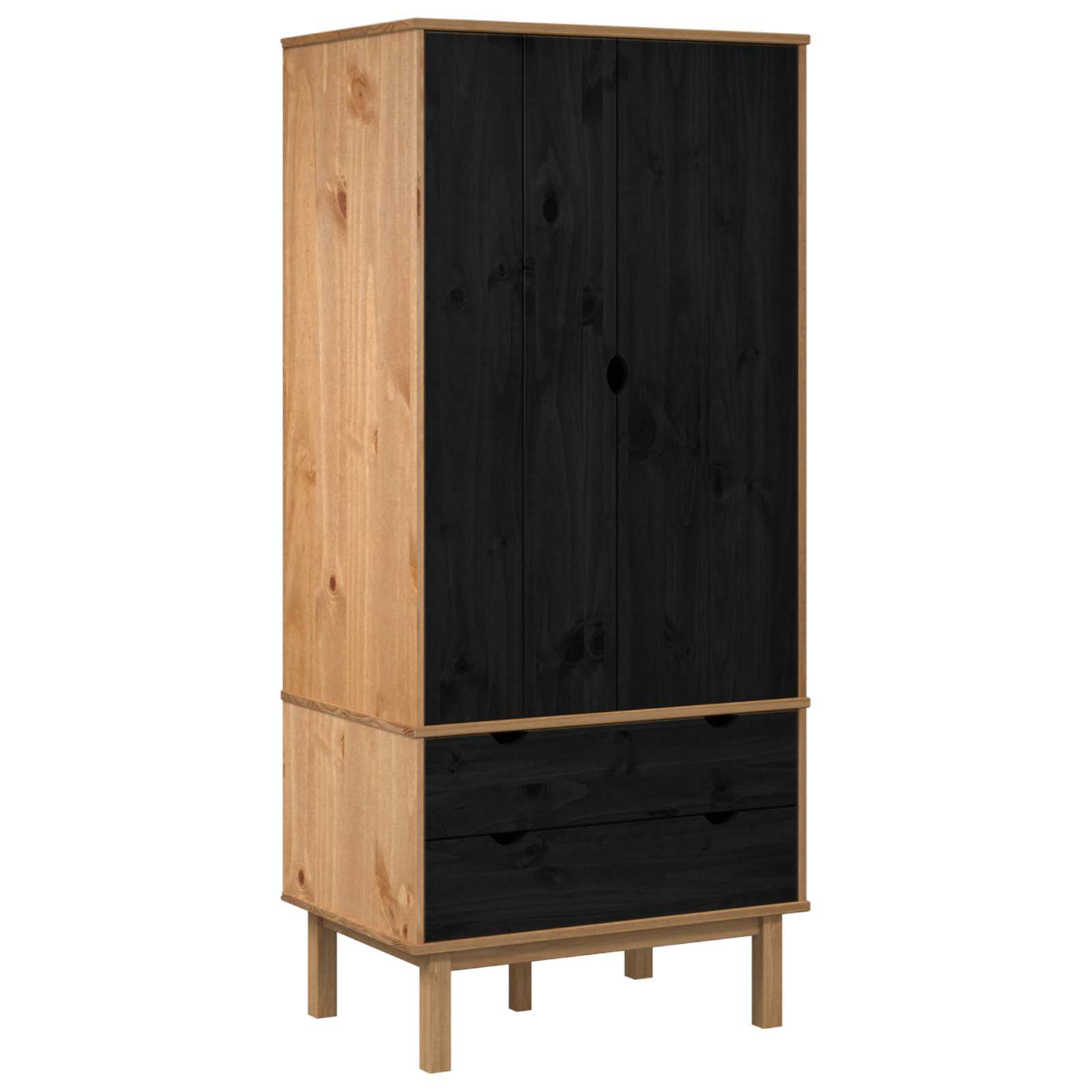 Otta Kledingkast – Massief Grenenhout - Nordexa Home