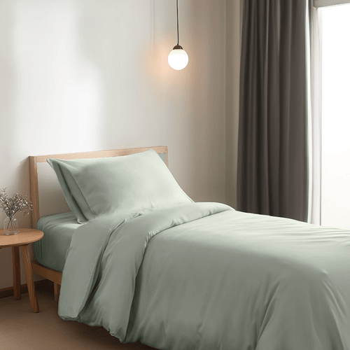 Eenpersoons Beddengoedset - Sage Green | Nordexahome - Nordexa Home