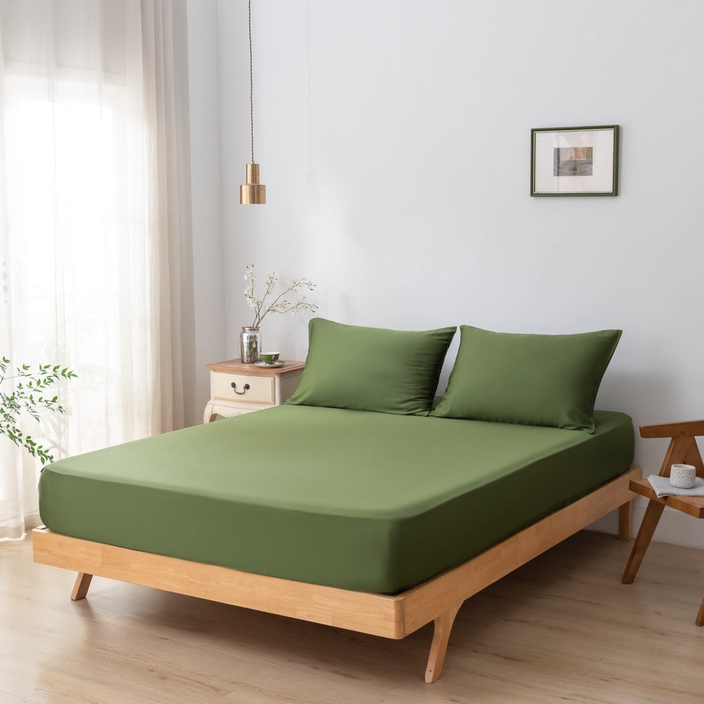 Tweepersoons Beddengoedset L - Deep Moss | Nordexahome - Nordexa Home