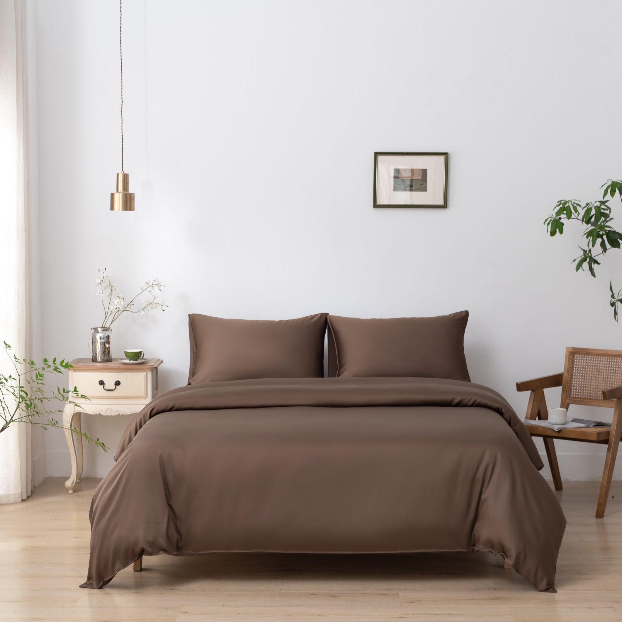 Tweepersoons Beddengoedset Xxl - Coffee Brown | Nordexahome - Nordexa Home