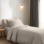 Eenpersoons Beddengoedset - Soft Taupe | Nordexahome - Nordexa Home